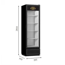 Холодильный шкаф, витрина низкотемпературная со стеклянной дверью CRYSTAL CR 450 SZ
